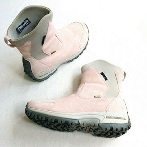 Merrell Women Snow Boots Pink Thinsulate Size 7.5